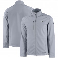 Кофта на молнии Philadelphia Eagles Cutter & Buck Evoke Eco Softshell Recycled - Gray