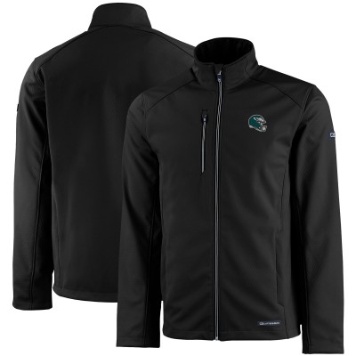 Кофта на молнии Philadelphia Eagles Cutter & Buck Evoke Eco Softshell Recycled - Black