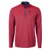 Пуловер Buffalo Bills Cutter & Buck Red/Navy Virtue Eco Pique Micro Stripe Recycled Top