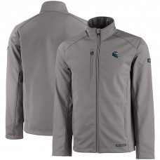Кофта на молнии Philadelphia Eagles Cutter & Buck Evoke Eco Softshell Recycled - Gray