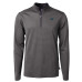 Пуловер Carolina Panthers Cutter & Buck Black/Gray Virtue Eco Pique Micro Stripe Recycled Top