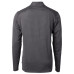 Пуловер Carolina Panthers Cutter & Buck Black/Gray Virtue Eco Pique Micro Stripe Recycled Top