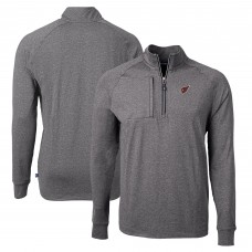 Кофта на короткой молнии Arizona Cardinals Cutter & Buck  Adapt Eco Knit - Heather Black