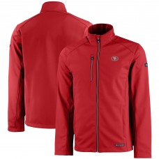 Кофта на молнии San Francisco 49ers Cutter & Buck Evoke Eco Softshell Recycled - Scarlet