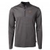 Кофта на короткой молнии Cincinnati Bengals Cutter & Buck Virtue Eco Pique Micro Stripe Recycled - Black/Gray