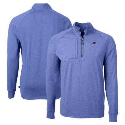 Кофта на короткой молнии Buffalo Bills Cutter & Buck  Adapt Eco Knit - Royal
