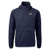 Los Angeles Rams Cutter & Buck Charter Eco Recycled Anorak Half-Zip Jacket - Blue