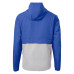 Los Angeles Rams Cutter & Buck Charter Eco Recycled Anorak Half-Zip Jacket - Blue