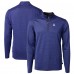 Кофта на короткой молнии Indianapolis Colts Cutter & Buck Virtue Eco Pique Micro Stripe Recycled - Royal/Black