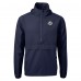 Куртка на короткой молнии Miami Dolphins Cutter & Buck Blue Charter Eco Recycled Anorak