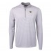 Кофта на короткой молнии Jacksonville Jaguars Cutter & Buck Virtue Eco Pique Micro Stripe Recycled - Gray/White
