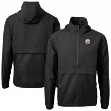 Куртка на молнии Pittsburgh Steelers Cutter & Buck Charter Eco Recycled Anorak - Black