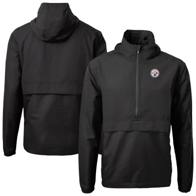 Куртка на молнии Pittsburgh Steelers Cutter & Buck Charter Eco Recycled Anorak - Black