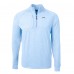 Кофта на короткой молнии Los Angeles Chargers Cutter & Buck  Adapt Eco Knit - Heather Powder Blue