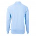 Кофта на короткой молнии Los Angeles Chargers Cutter & Buck  Adapt Eco Knit - Heather Powder Blue