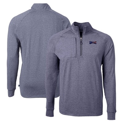 Кофта на короткой молнии Philadelphia Eagles Cutter & Buck  Adapt Eco Knit - Heather Navy