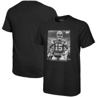 Kansas City Chiefs Patrick Mahomes Majestic Threads Black Oversized Player Image T-Shirt