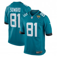 Игровая джерси R. Jay Soward Jacksonville Jaguars Nike Retired Player Team Game -  Teal