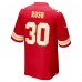 Игровая джерси Darius Rush Kansas City Chiefs Nike Team Game -  Red