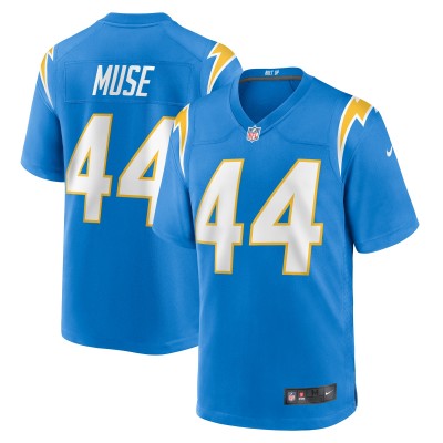 Игровая джерси Tanner Muse Los Angeles Chargers Nike Team Game -  Powder Blue