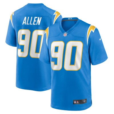 Игровая джерси Brevin Allen Los Angeles Chargers Nike Team Game -  Powder Blue