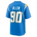Игровая джерси Brevin Allen Los Angeles Chargers Nike Team Game -  Powder Blue