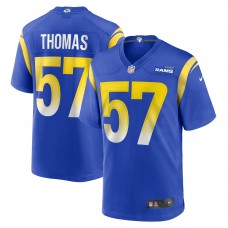 Игровая джерси Zachary Thomas Los Angeles Rams Nike Team Game -  Royal