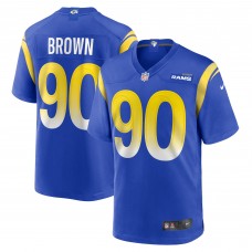 Игровая джерси Earnest Brown IV Los Angeles Rams Nike Team Game -  Royal