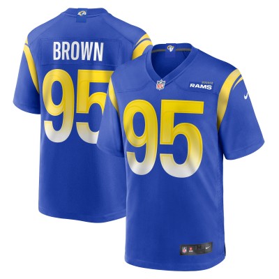 Игровая джерси Bobby Brown III Los Angeles Rams Nike Team Game -  Royal