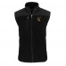 Pittsburgh Steelers Cutter & Buck Black Throwback Cascade Eco Sherpa Fleece Full-Zip Vest