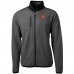 Кофта на молнии Cincinnati Bengals Cutter & Buck Throwback Cascade Eco Sherpa Fleece - Gray/Black