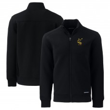 Pittsburgh Steelers Cutter & Buck Black Throwback Roam Eco Recycled Full-Zip Jacket