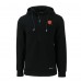 Толстовка Cincinnati Bengals Cutter & Buck Throwback Roam Eco Half-Zip Recycled - Black