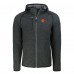 Толстовка на молнии Cincinnati Bengals Cutter & Buck Throwback Mainsail Sweater-Knit - Heather Charcoal