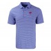 Buffalo Bills Cutter & Buck Royal/White Throwback Forge Eco Double Stripe Stretch Recycled Polo