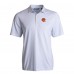 Поло Cincinnati Bengals Cutter & Buck Throwback Pike Eco Pebble Print Stretch Recycled - White
