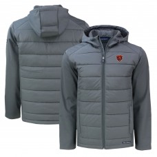 Куртка Chicago Bears Cutter & Buck Throwback Evoke Hybrid Eco Softshell Recycled - Gray