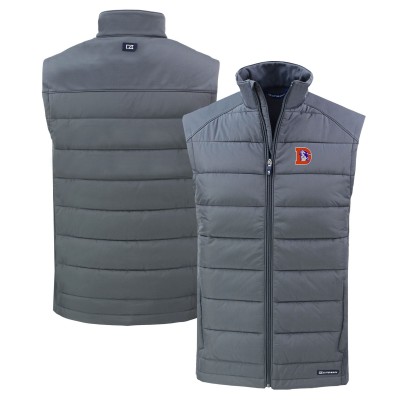 Жилетка Denver Broncos Cutter & Buck Throwback Evoke Hybrid Eco Softshell Recycled - Gray