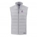 New England Patriots Cutter & Buck Gray Throwback Evoke Hybrid Eco Softshell Recycled Full-Zip Vest