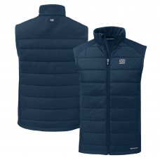 Жилетка New York Giants Cutter & Buck Throwback Evoke Hybrid Eco Softshell Recycled - Navy