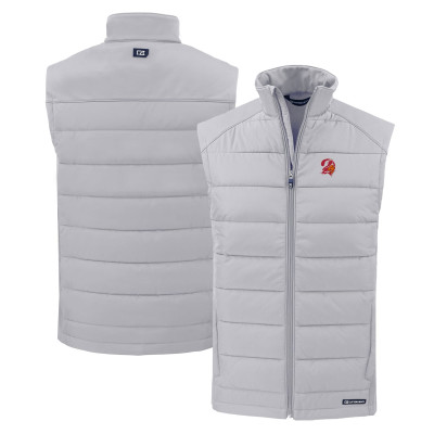 Жилетка Tampa Bay Buccaneers Cutter & Buck Throwback Evoke Hybrid Eco Softshell Recycled - Gray