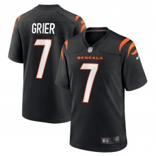 Игровая джерси Will Grier Cincinnati Bengals Nike Team Game -  Black