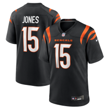 Джерси Cincinnati Bengals Charlie Jones Nike Black Team Game Джерси Cincinnati Bengals Charlie Jones Nike Black Team Game