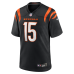 Джерси Cincinnati Bengals Charlie Jones Nike Black Team Game
