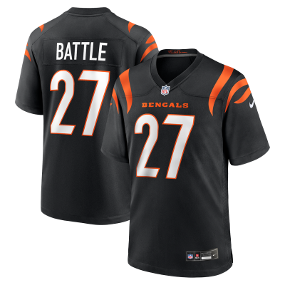 Джерси Cincinnati Bengals Jordan Battle Nike Black Team Game