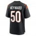 Игровая джерси Shaka Heyward Cincinnati Bengals Nike Team Game -  Black