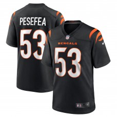 Игровая джерси TJ Pesefea Cincinnati Bengals Nike Team Game -  Black