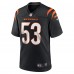 Игровая джерси TJ Pesefea Cincinnati Bengals Nike Team Game -  Black