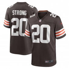 Игровая джерси Pierre Strong Jr. Cleveland Browns Nike Team Game -  Brown