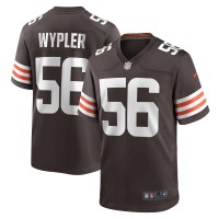 Cleveland Browns Luke Wypler Nike Brown Team Game Jersey